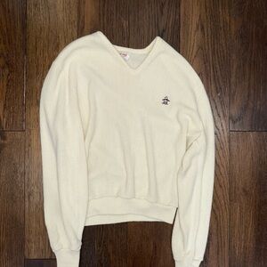 Grand Slam Cream Knit Sweater